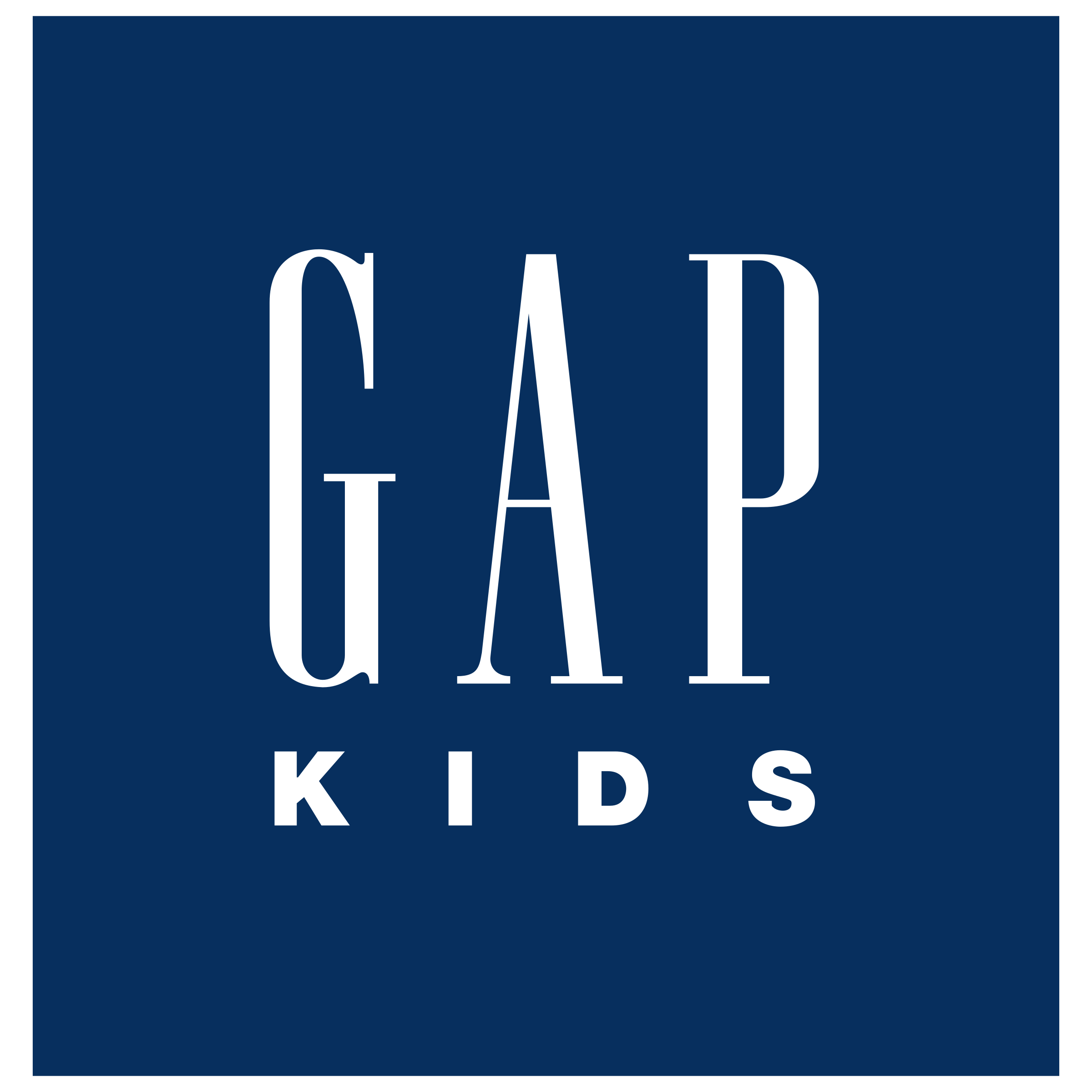 GAP Kids Logo - Trims Supplier